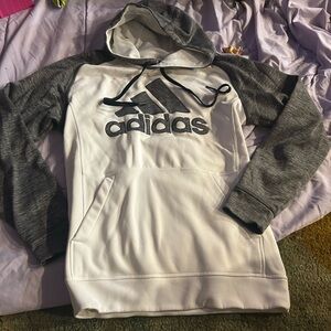 Adidas Cream Mesh Hoodie